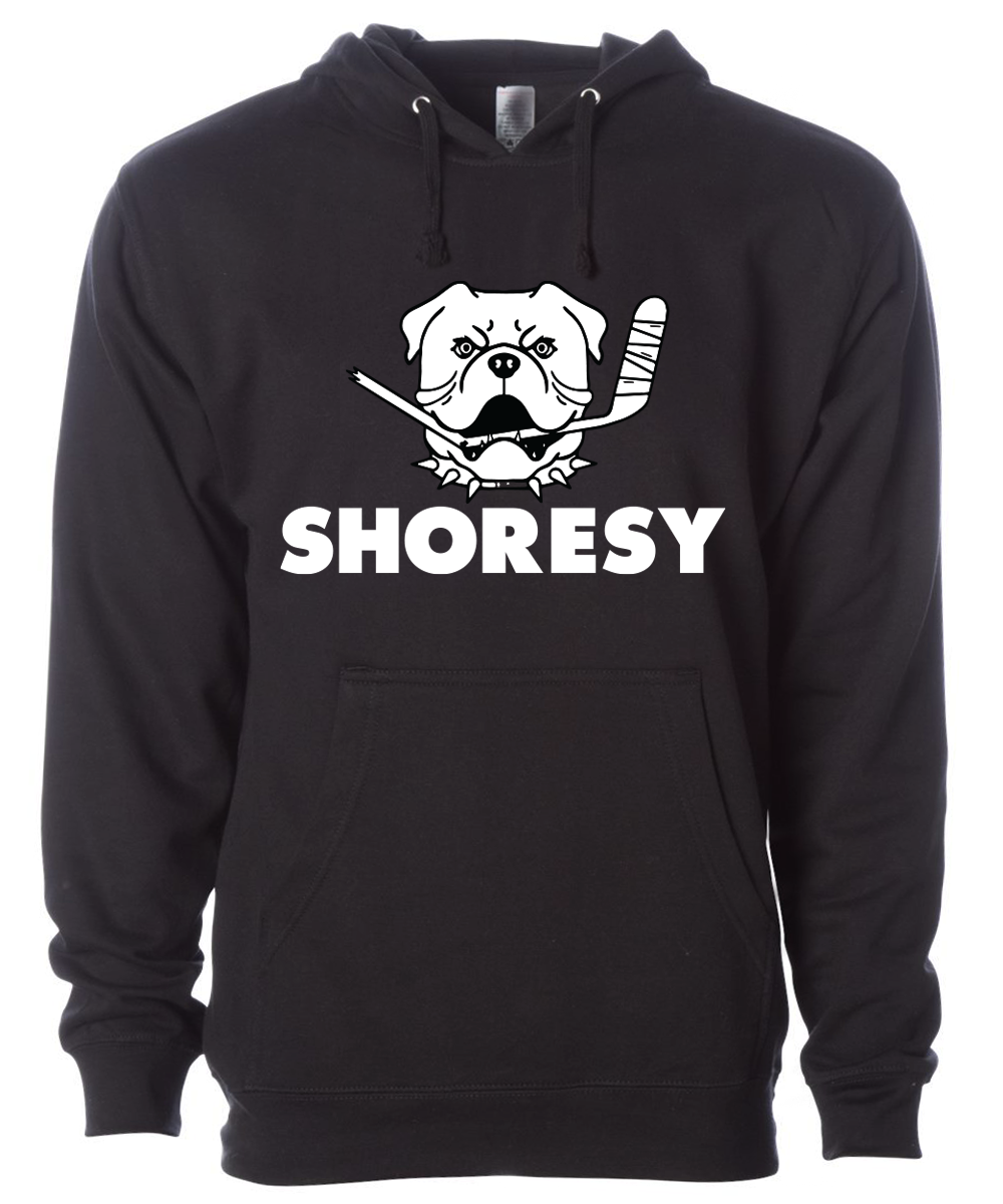 Shoresy Bulldogs Logo Black Hoody